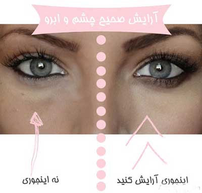 روش صحیح آرایش چشم و ابرو را بدانید